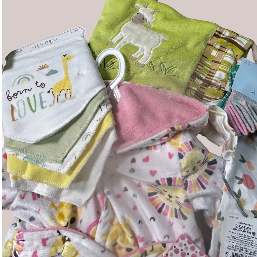Zak & Zoey Cat & Jack Kyle & Deena Baby Essentials Bundle 0-12M NWT